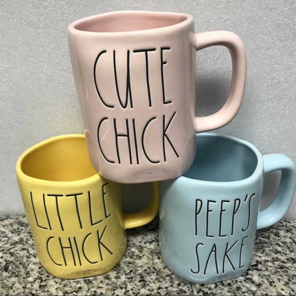 Rae Dunn Easter Mugs